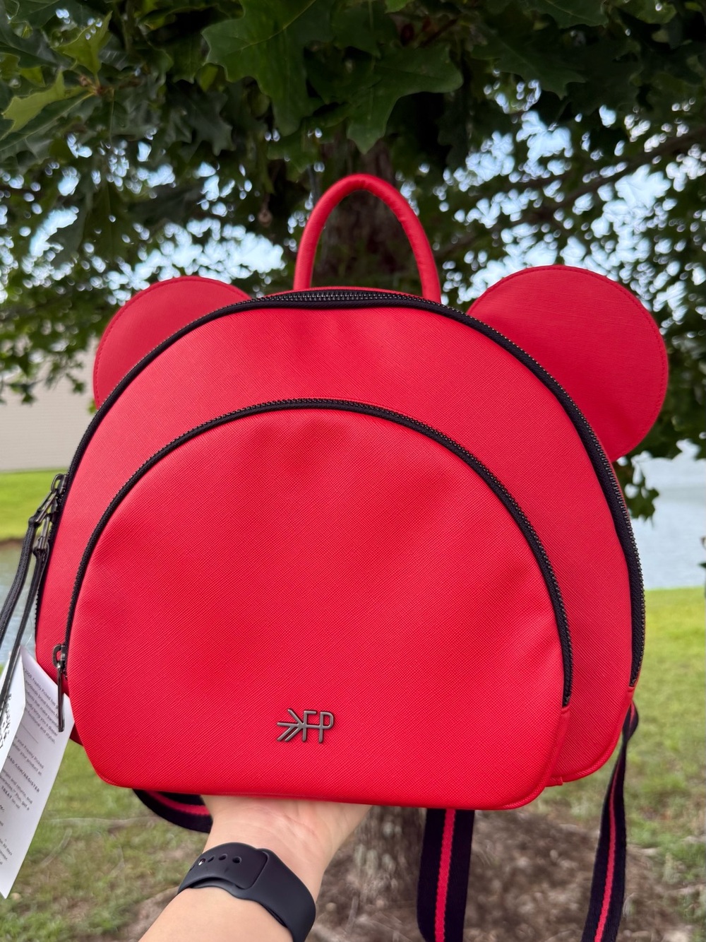 Disney Baby Red & freshly picked Mini Backpack with Mickey Sketch Lining